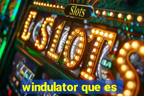 windulator que es